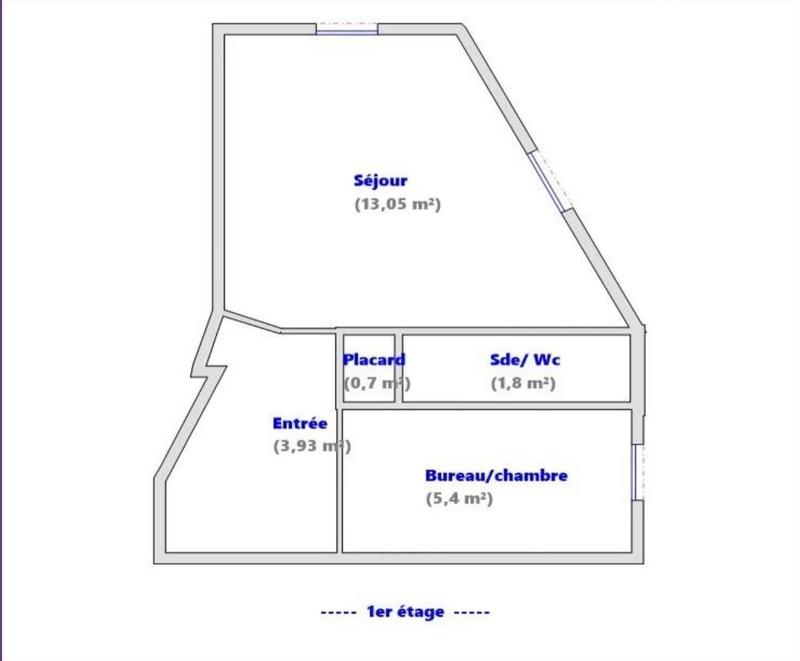 Appartement - 25 m² - 2 pièces
