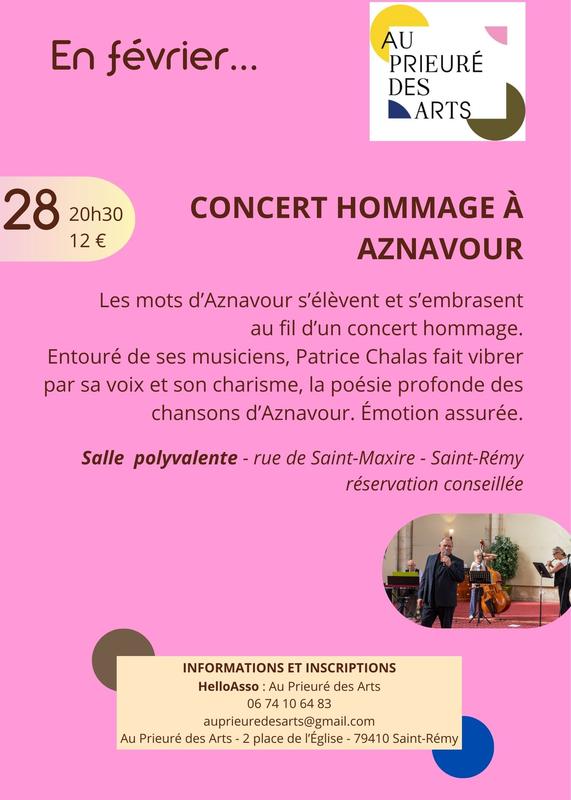 Concert hommage à Aznavour à Saint-Rémy