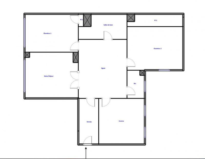 Appartement - 67 m² - 3 pièces