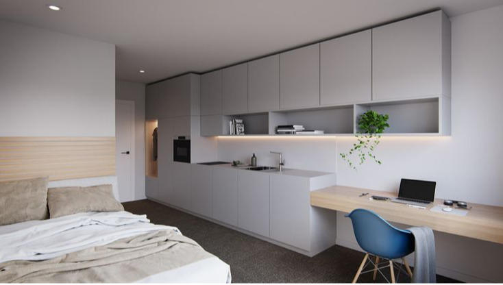 Studio - 17 m² - 1 pièce