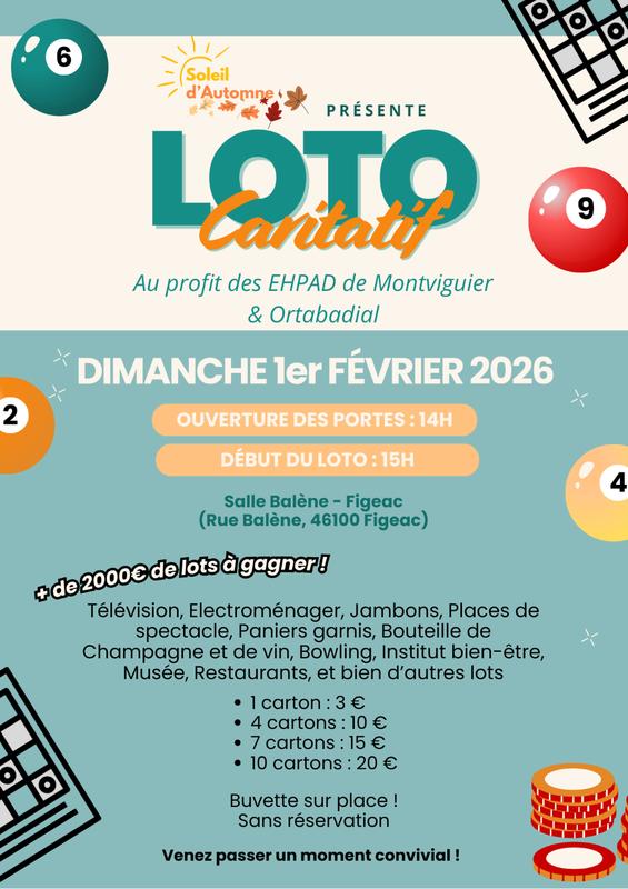 Loto caritatif à Figeac