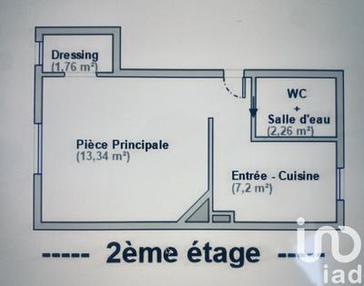 Appartement - 25 m² - 1 pièce