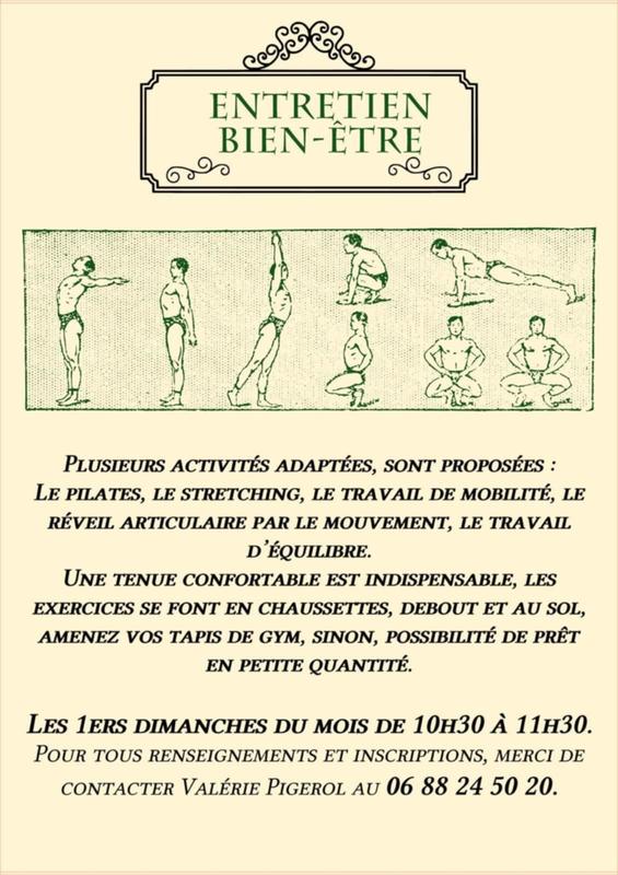 Le Comptoir des Echanges : activités gymniques d'entretien pour tous