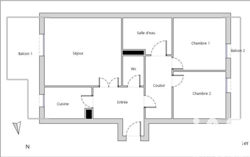 Appartement - 70 m² - 3 pièces