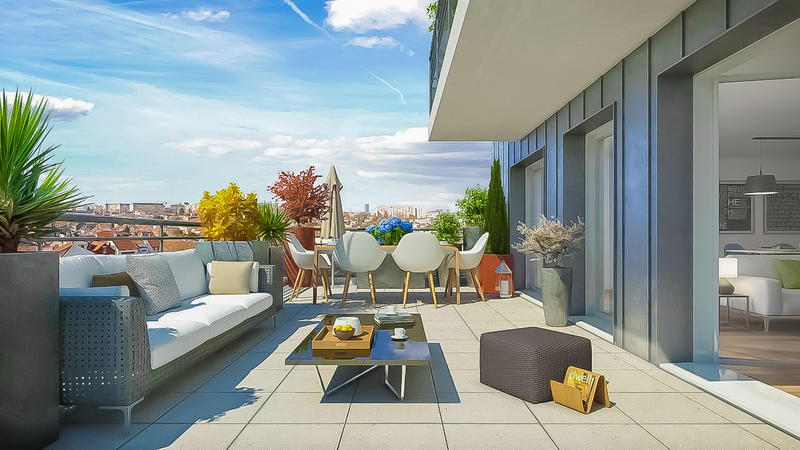 Appartement - 91 m² - 4 pièces