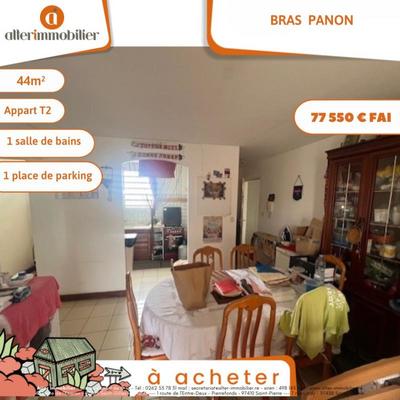 Appartement - 43 m² - 2 pièces