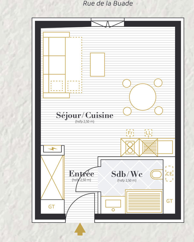 Appartement - 27 m² - 1 pièce
