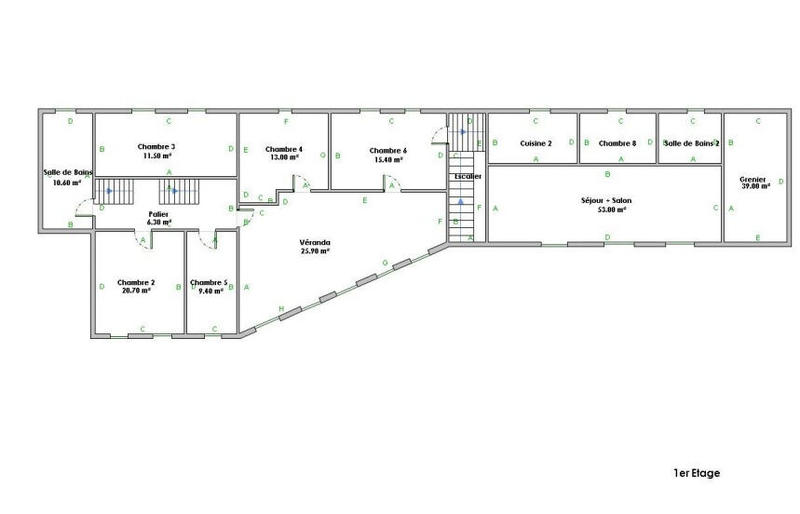 Maison - 257 m² - 10 pièces