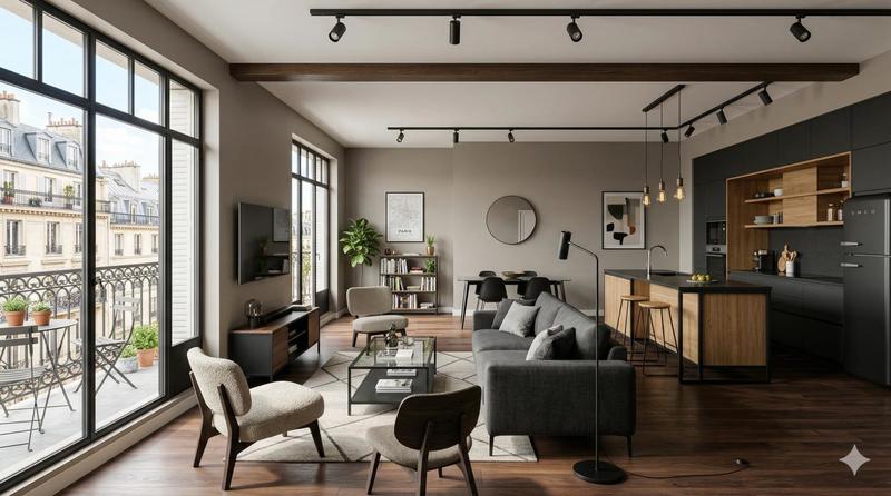 Appartement - 52 m² - 2 pièces