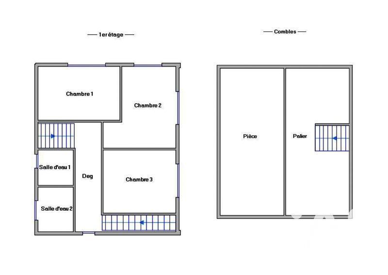 Maison de ville - 131 m² - 7 pièces