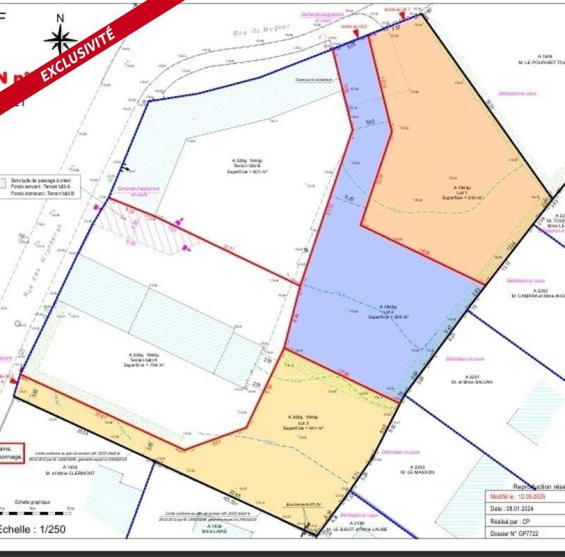 Terrain constructible - 505 m²
