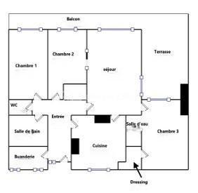 Appartement - 89 m² - 4 pièces