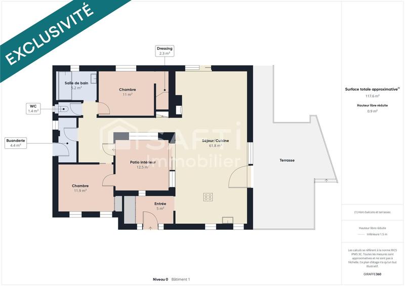 Maison - 133 m² - 4 pièces