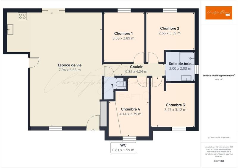 Maison - 100 m² - 6 pièces