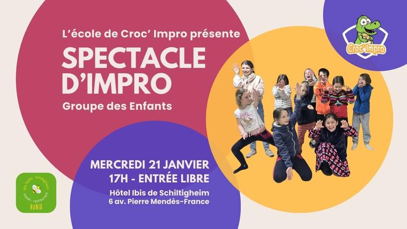 Spectacle d’impro - groupe des enfants