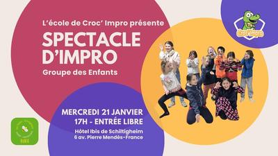 Spectacle d’impro - groupe des enfants