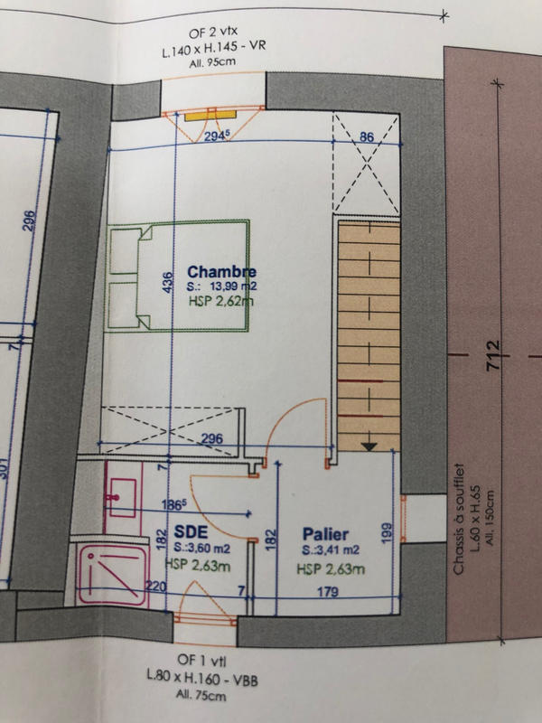 Duplex - 44 m² - 2 pièces