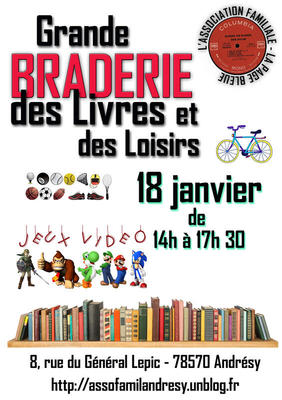 Braderie des livres et objes