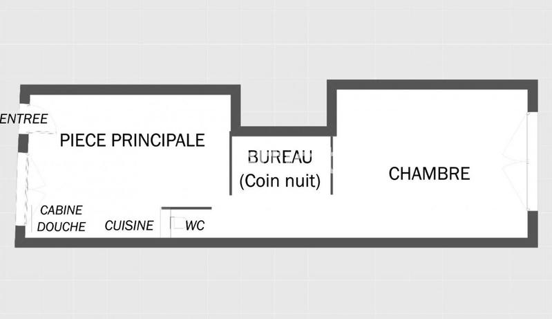 Appartement - 25 m² - 2 pièces