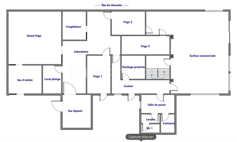 Local commercial - 270 m² - 12 pièces