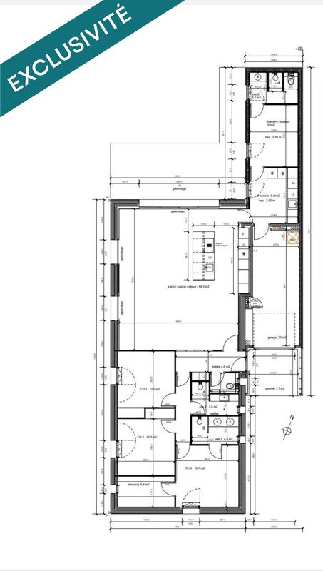 Maison - 150 m² - 5 pièces