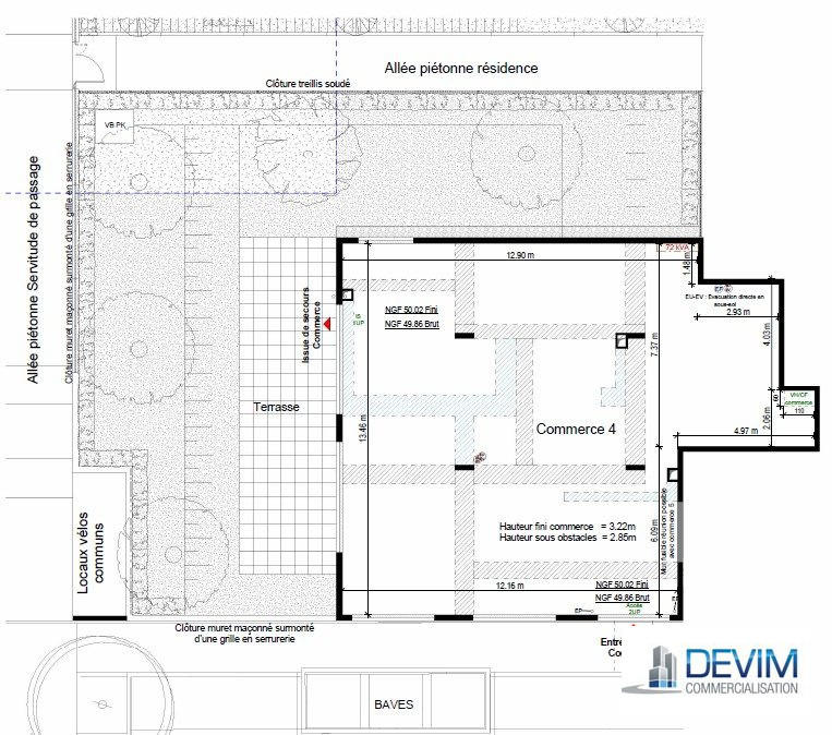 Local commercial - 188 m²