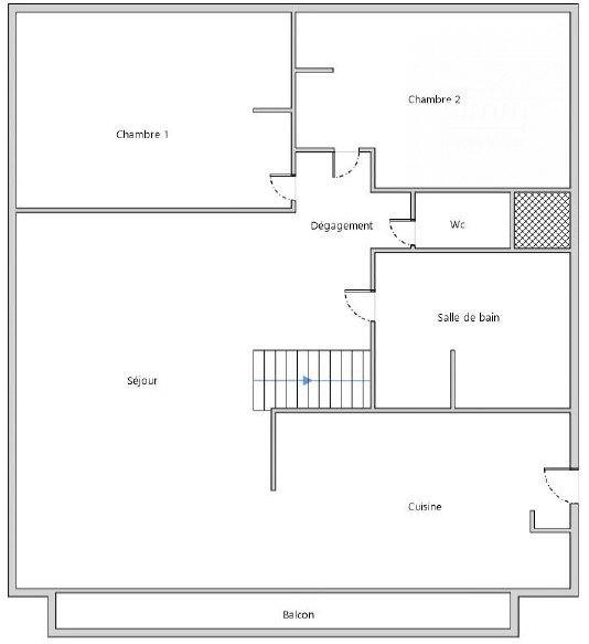 Appartement - 88 m² - 3 pièces