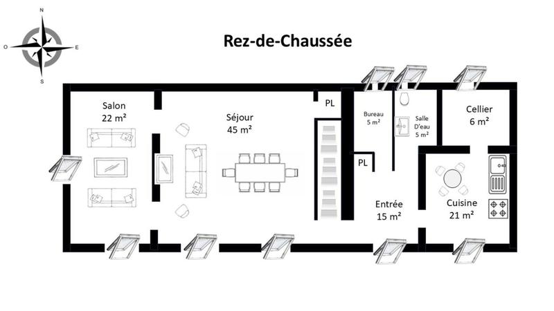 Maison - 250 m² - 7 pièces
