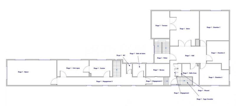 Corps de ferme - 136 m² - 6 pièces
