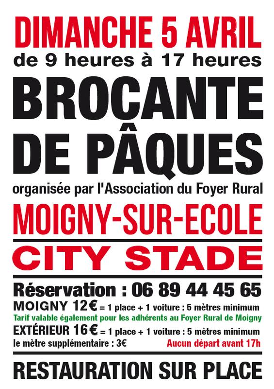 Vide grenier de pâques