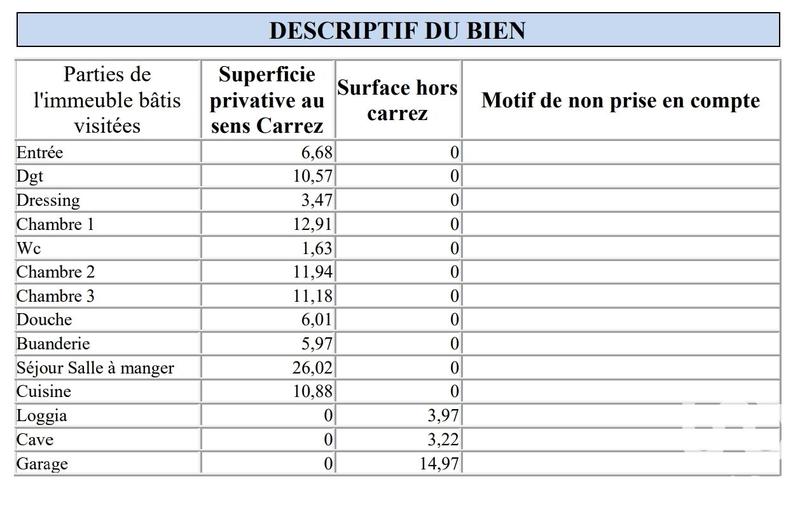 Appartement - 107 m² - 4 pièces