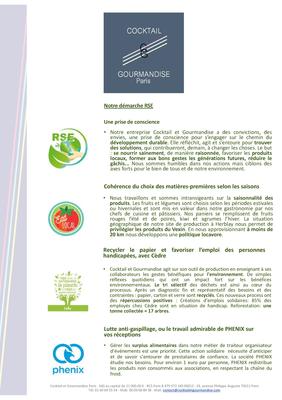 Cocktail et Gourmandise