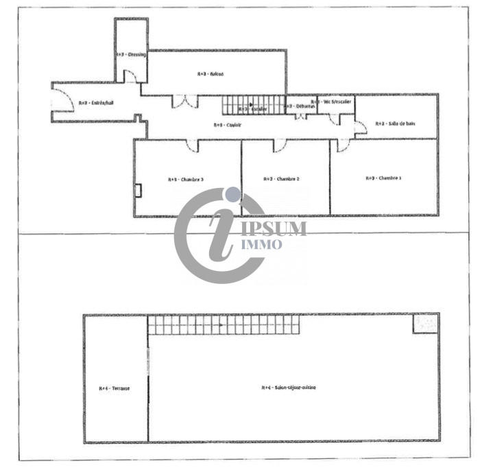 Duplex - 77 m² - 5 pièces