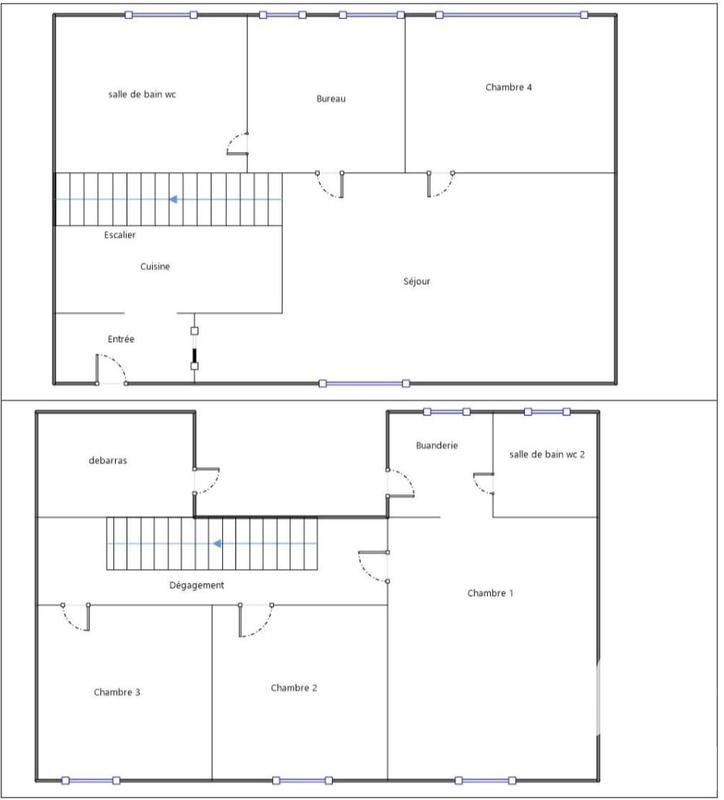 Maison de village - 128 m² - 5 pièces