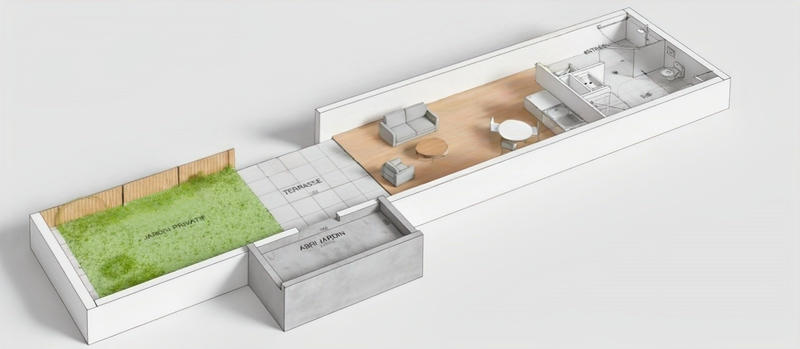 Appartement - 24 m² - 1 pièce