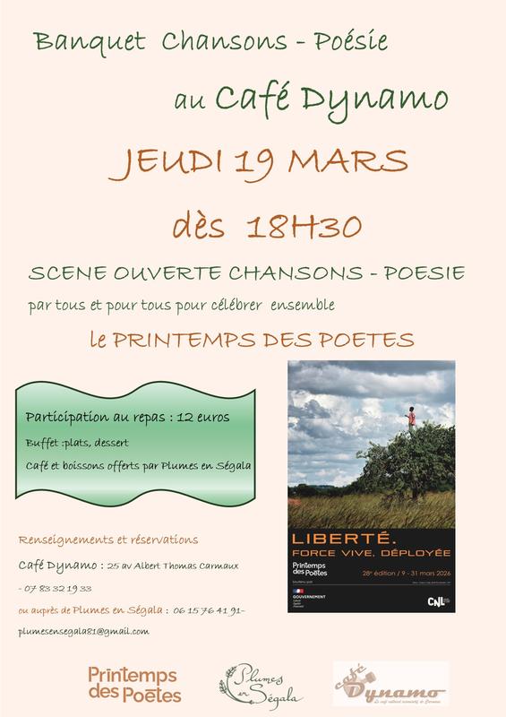 Banquet/chansons/poésies