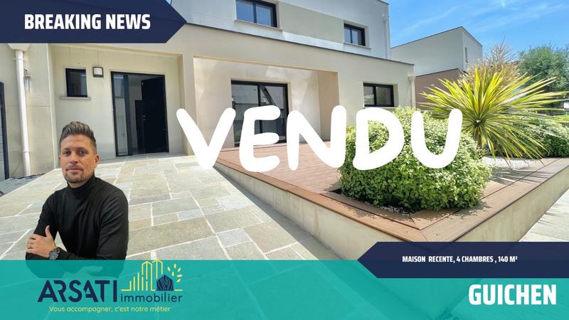 Maison contemporaine - 140 m² - 6 pièces