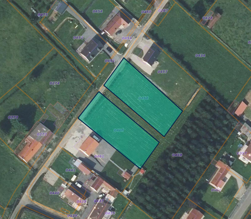 Terrain constructible - 1 400 m²