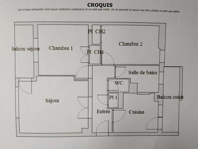 Appartement - 54 m² - 3 pièces