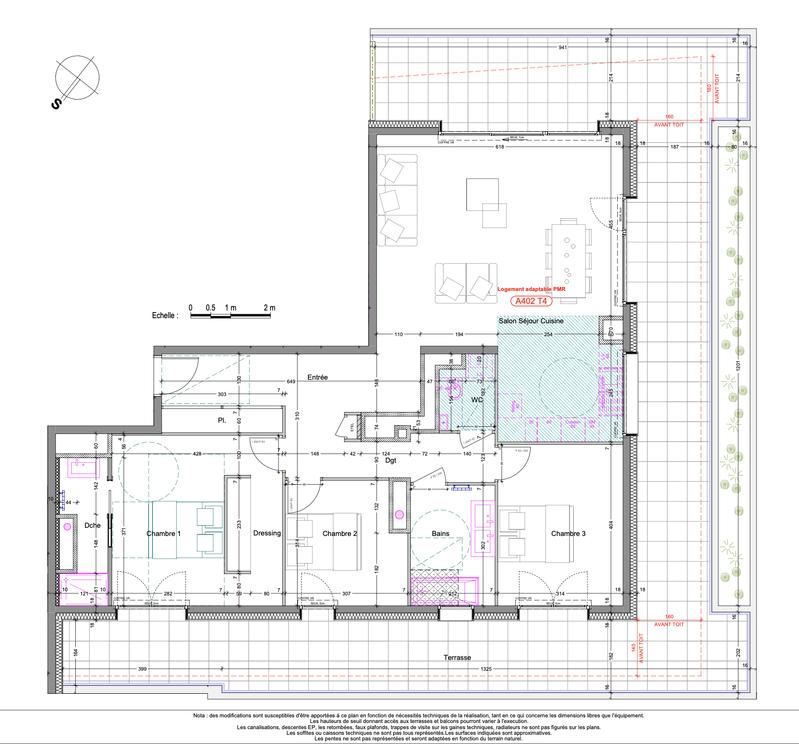 Appartement - 110 m² - 4 pièces