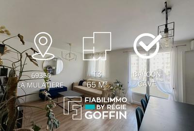 Appartement - 62 m² - 3 pièces