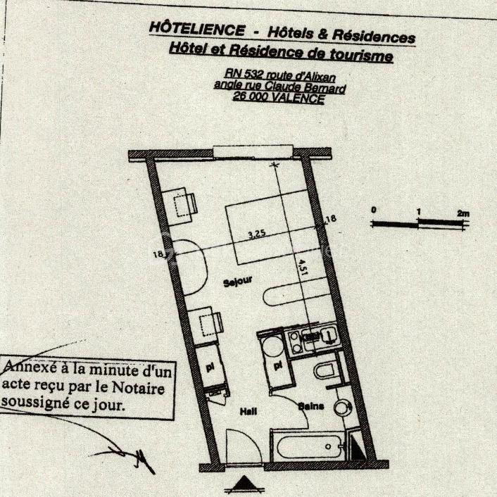 Studio - 21 m² - 1 pièce