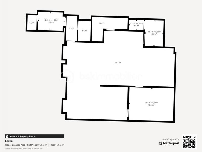 Maison - 79 m² - 3 pièces