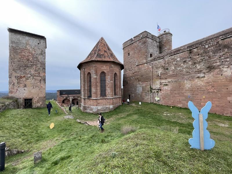 Chasse aux œufs au château de Lichtenberg