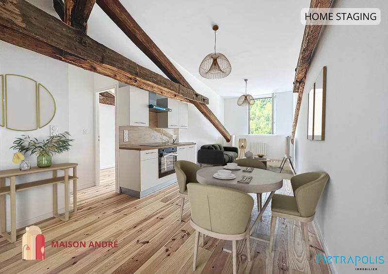 Appartement - 46 m² - 2 pièces