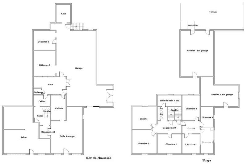 Maison de ville - 219 m² - 9 pièces
