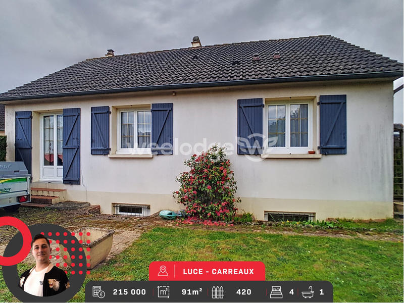 Maison - 91 m² - 6 pièces