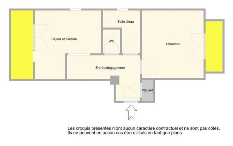 Appartement - 53 m² - 2 pièces