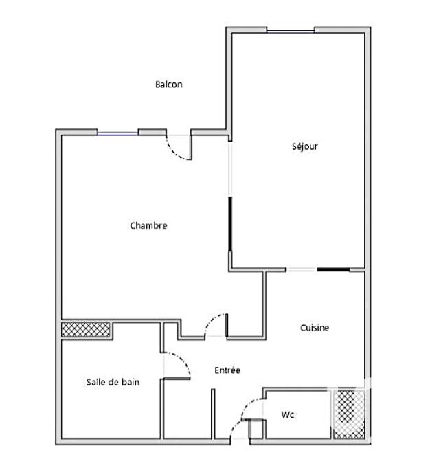 Appartement - 23 m² - 1 pièce
