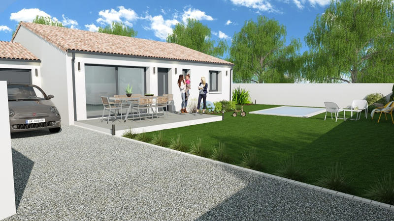 Maison - 75 m² - 4 pièces